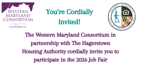 Western Maryland Consortium / Hagerstown Housing Authority 2026 Job Fair